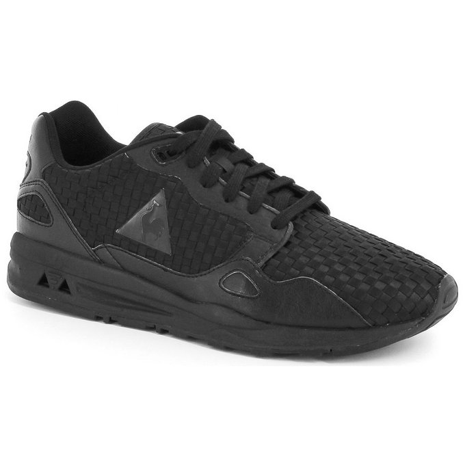 Le Coq Sportif Chaussures Lcs R900 Woven Noir/Noir - Noir - Chaussures De Running Homme